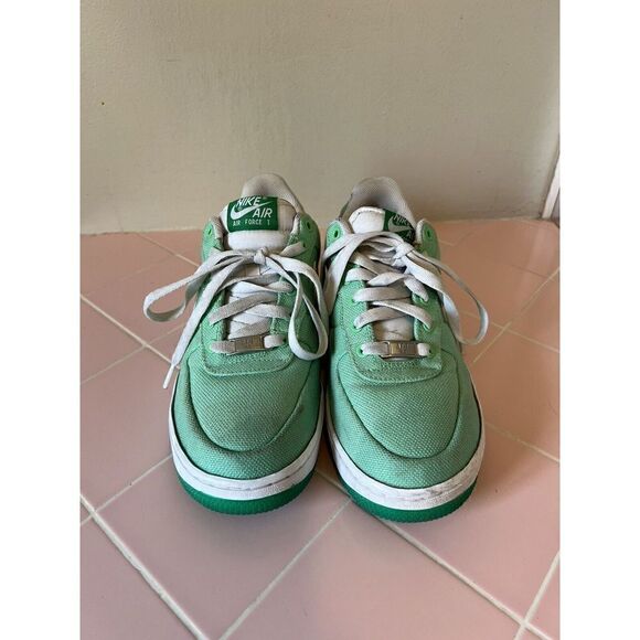 Nike Air Force 1 2007 Low Canvas Tourmaline (W) - Size 8.5 Womens 318636-311 - Picture 4 of 8